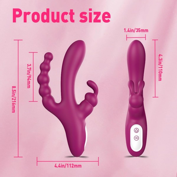 Sınırları Keşfet! 3’ü 1 Arada Tavşan Vibratör