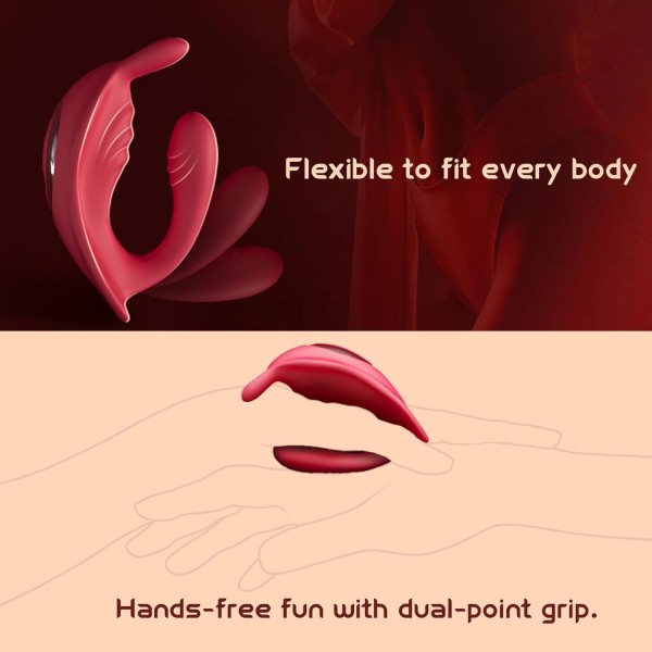 Çiftler İçin Akıllı Titreşimli G-Spot & Klitoris Vibratör – Çift Motorlu