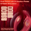 Çiftler İçin Akıllı Titreşimli G-Spot & Klitoris Vibratör – Çift Motorlu