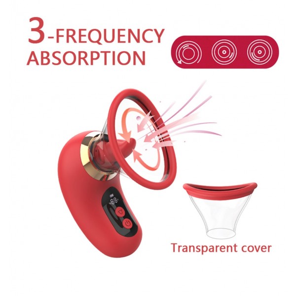 Anna Emme Stimülatörü – Dil ve Dudak Hareketli, 9 Modlu Vibratör