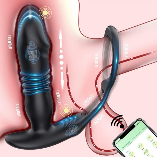 String Moon Bluetooth Kontrollü Anal Plug – 9 Modlu Titreşimle Maksimum Zevk