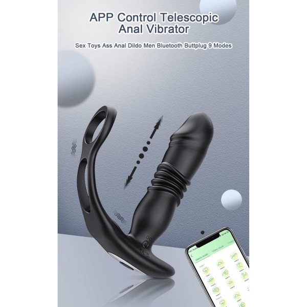 String Moon Bluetooth Kontrollü Anal Plug – 9 Modlu Titreşimle Maksimum Zevk