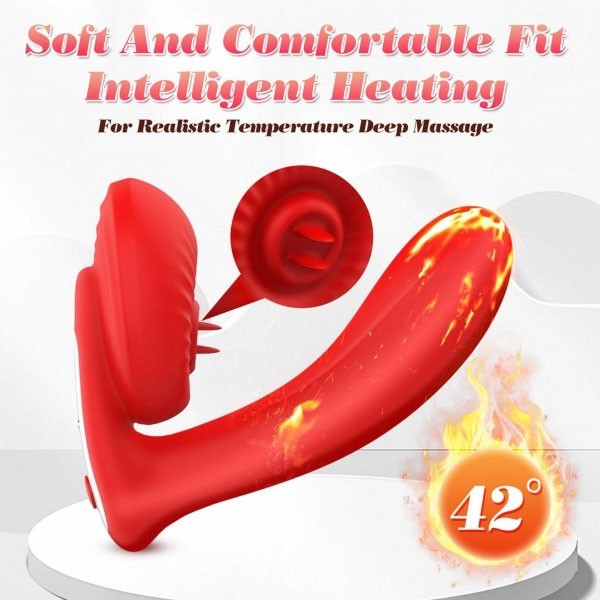 FoxShow APP Kontrollü Giyilebilir Vibratör – 10 Mod, Sessiz ve Güçlü Zevk