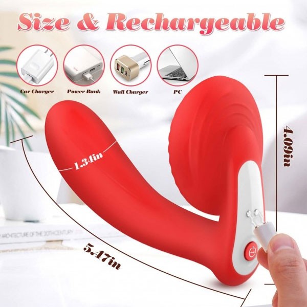 FoxShow APP Kontrollü Giyilebilir Vibratör – 10 Mod, Sessiz ve Güçlü Zevk