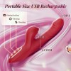 Ruby Bliss İleri Geri Hareketli Tavşan Vibratör | Şarjlı & Su Geçirmez