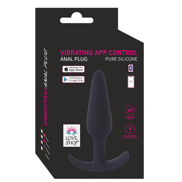 Vibrating Anal Plug APP Control – 10 Modlu Güçlü ve Sessiz Titreşim