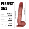 Daniel Gerçekçi Titreşimli Penis – 10 Modlu, Şarjlı ve Güçlü Vantuzlu - 28,5 cm