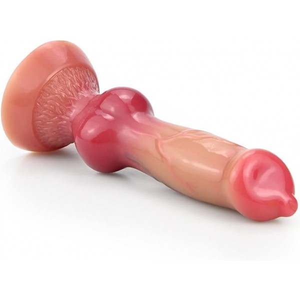 Ultra Yumuşak Köpek Dildo ile Sınırları Hisset