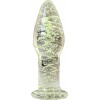 Karanlıkta Parlayan Cam Anal Plug – Pürüzsüz ve Baştan Çıkarıcı (9,5 cm)