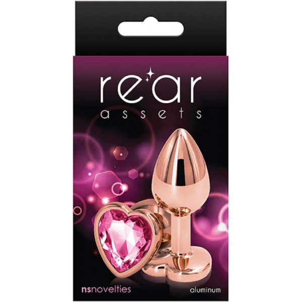 Pembe Paslanmaz Alüminyum Alaşımlı Çelik Anal Plug – Mat Yüzeyli ve Şık Tasarım