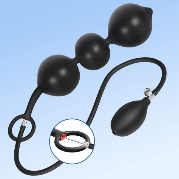 Şişirilebilir Anal Top – Ayarlanabilir Genişlik ve Çift Etkili Uyarım