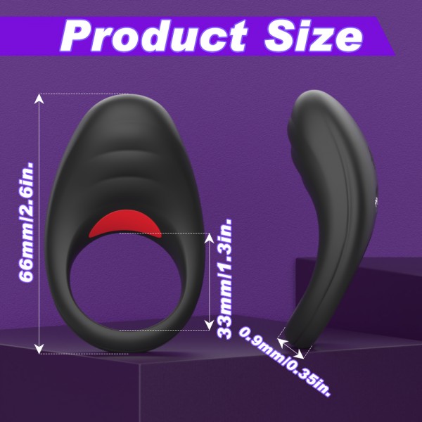 S-Hande GripX Pro – 9 Modlu Titreşimli Penis Halkası