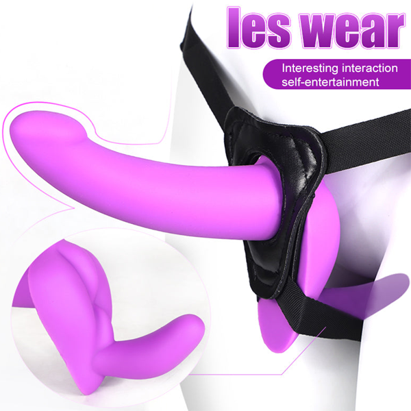 MRIMIN Çift Taraflı Strapless Strap-On – Lezbiyen ve Çiftler İçin Silikon Dildo