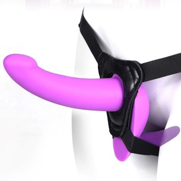 MRIMIN Çift Taraflı Strapless Strap-On – Lezbiyen ve Çiftler İçin Silikon Dildo
