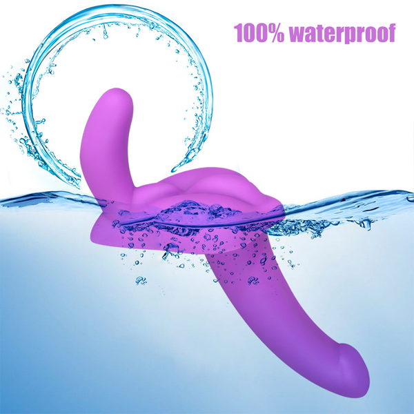 MRIMIN Çift Taraflı Strapless Strap-On – Lezbiyen ve Çiftler İçin Silikon Dildo