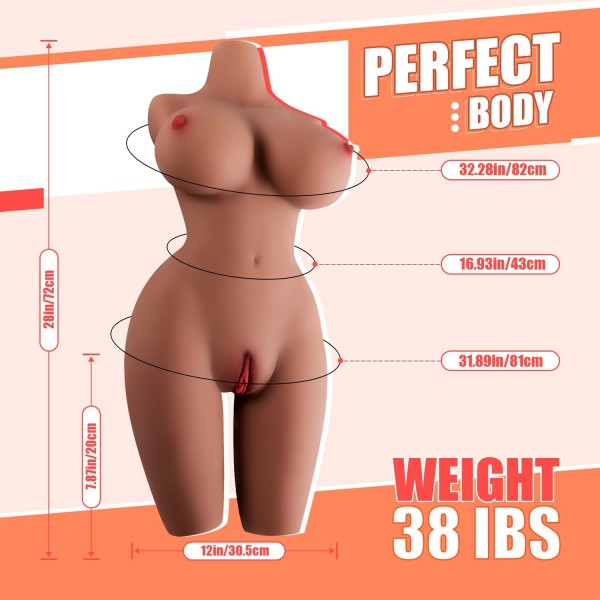 Stunner-Love Torso Yarım Vücut Mastürbatör – 23 kg