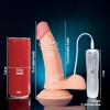7 Modlu, Vantuzlu, Belden Bağlamalı, Realistik Silikon Dildo - 19 Cm