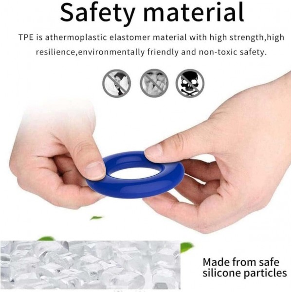 Stay Hard 3’lü Silikon Penis Halka Seti – Esnek ve Güvenli Performans Desteği