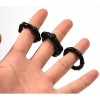 Stay Hard 3’lü Siyah Silikon Penis Halkası Seti – Farklı Boy, Yoğun His