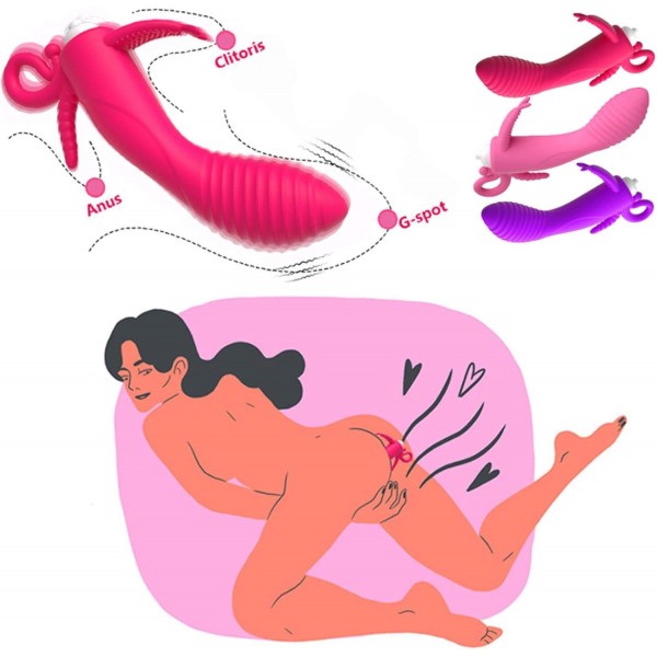 3’ü 1 Arada Çok Fonksiyonlu Vibratör – Esnek, Su Geçirmez Tasarım