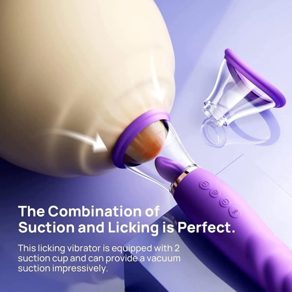 Charoite 3’ü 1 Arada Emme, Yalama ve G-Nokta Vibratörü – Çok Modlu Tasarım