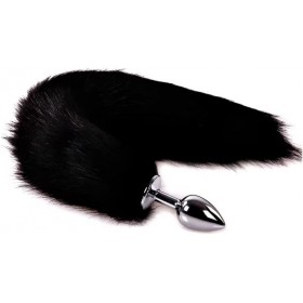 Tilki Kuyruklu Çelik Anal Plug – Cosplay İçin Şık ve Baştan Çıkarıcı Tasarım