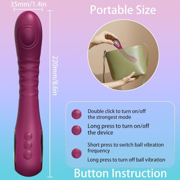 Vivi Bliss Parmak Hareketli Şarjlı Vibratör – Nokta Atışı Yoğun Haz