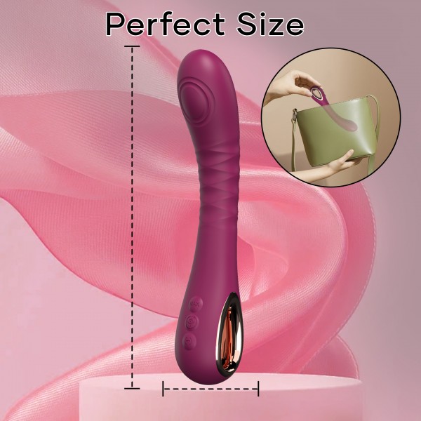 Vivi Bliss Parmak Hareketli Şarjlı Vibratör – Nokta Atışı Yoğun Haz