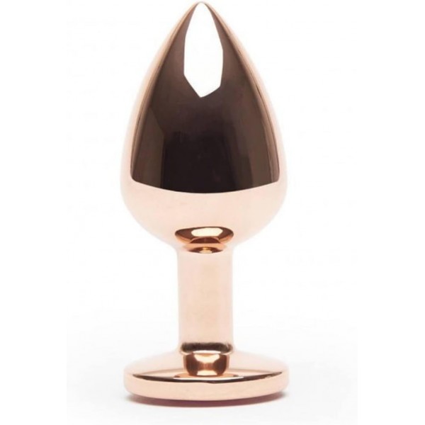 Pembe Paslanmaz Alüminyum Alaşımlı Çelik Anal Plug – Mat Yüzeyli ve Şık Tasarım