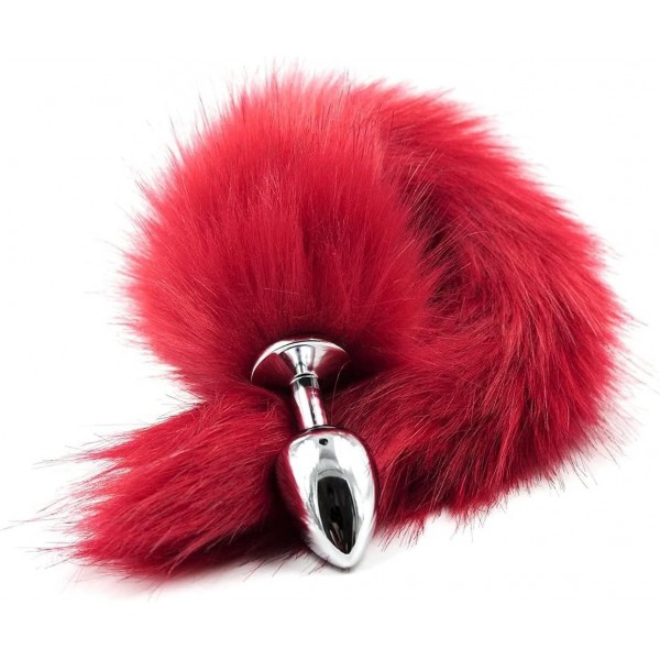 Tilki Kuyruklu Paslanmaz Çelik Anal Plug – Fantezi ve Stil Bir Arada