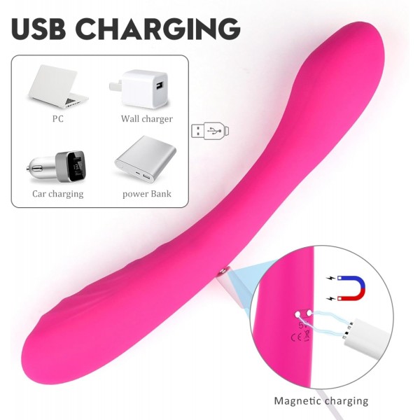 Charming Bendable Sucking Emme Özellikli Bükülebilir Şarjlı Vibratör