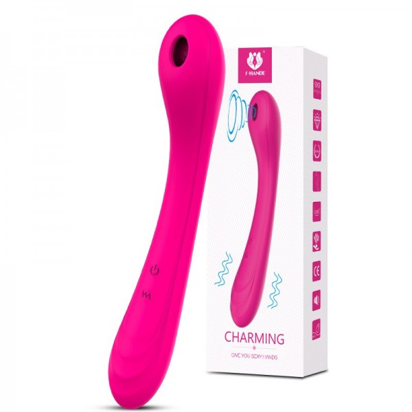 Charming Bendable Sucking Emme Özellikli Bükülebilir Şarjlı Vibratör