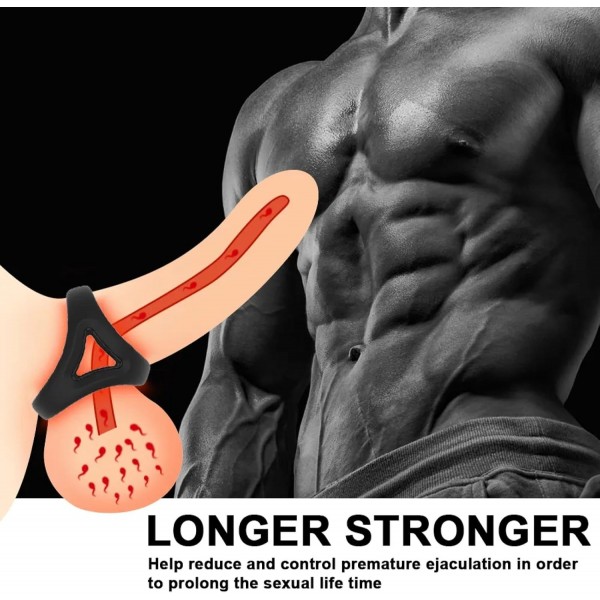 Circlip Kilitli Silika Jel Penis Halkası – Esnek, Ayarlanabilir Tasarım