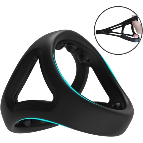 Circlip Kilitli Silika Jel Penis Halkası – Esnek, Ayarlanabilir Tasarım