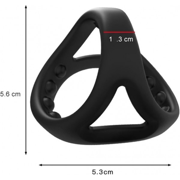 Circlip Kilitli Silika Jel Penis Halkası – Esnek, Ayarlanabilir Tasarım