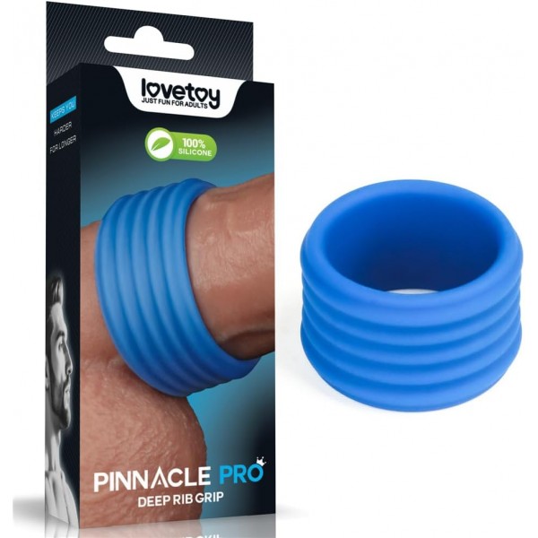 LoveToy Pinnacle Pro – Deep Rib Grip Ring Halka ile Yoğun Zevk