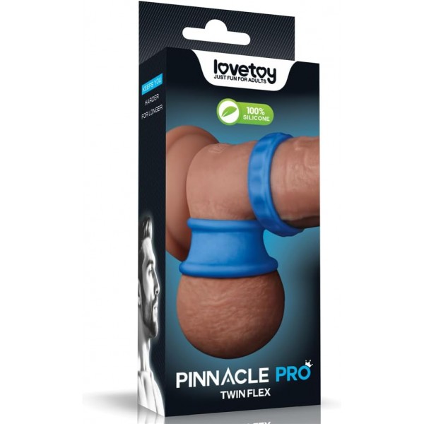 LoveToy Pinnacle Pro Twin Flex Stretcher – Çok Yönlü Penis ve Testis Halkası