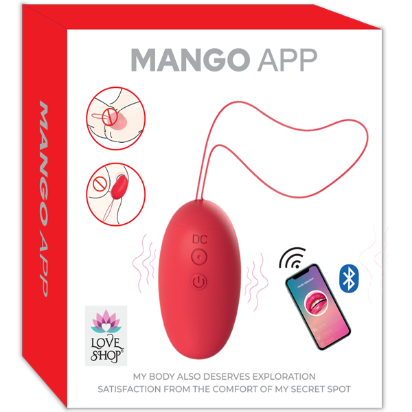 Mango App Akıllı Titreşimli Yumurta – Mobil Kontrollü Gizli Keyif Deneyimi