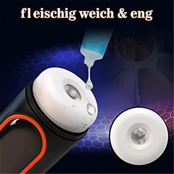 ThrustJet İleri-Geri Hareketli Emiş ve Ses Özellikli Şarjlı Mastürbatör (10 Mod)