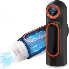 ThrustJet İleri-Geri Hareketli Emiş ve Ses Özellikli Şarjlı Mastürbatör (10 Mod)