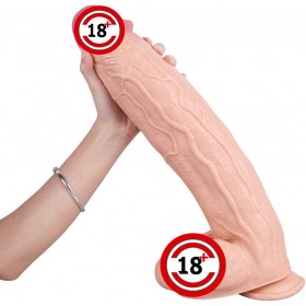 XXL Dev Boy Realistik Dildo 44 cm – Ekstra Büyük, Esnek ve Gerçekçi Tasarım