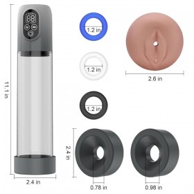 IPX7 Su Geçirmez USB Şarjlı Vakum Pompası – Güç ve Konfor Bir Arada