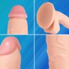 Noxxx Realistik Testisli Dildo 19 cm Vantuzlu Gerçekçi Tasarım