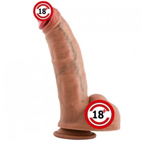 OLIVIA Vibrating Realistic Silikon Dildo – 29 Cm