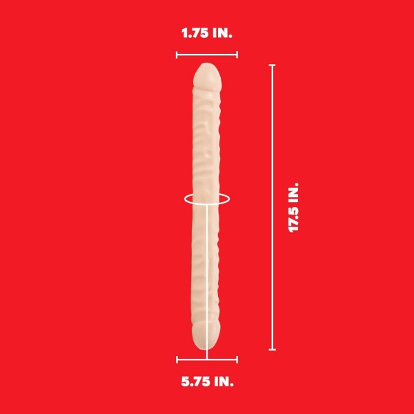 Doc Johnson Veined Double Header 18 Inch – Çift Başlıklı Dildo
