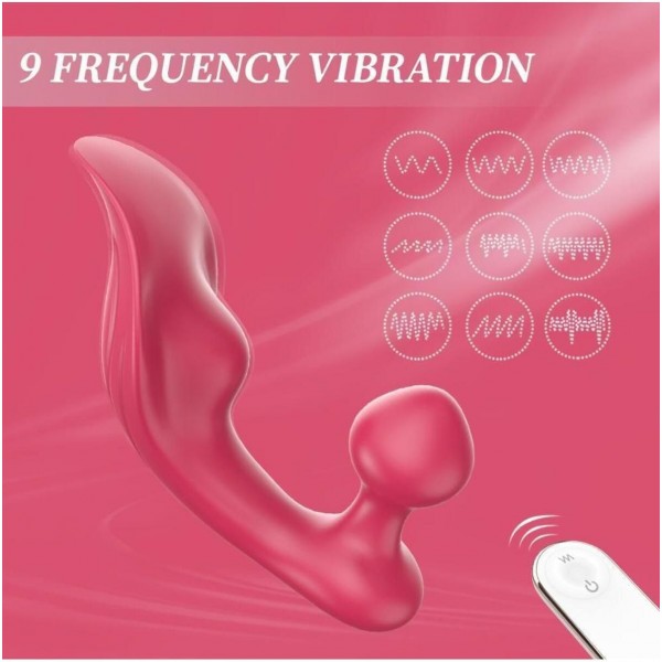 Uzaktan Kumandalı Giyilebilir Vajinal ve Anal Vibratör – 9 Modlu