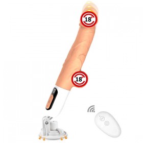 VEXXOR Isıtmalı, Uzaktan Kumandalı İtmeli Vibratör – 18 cm