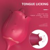Man Ting Hua Twin Çift Uçlu Vibratör – 9 Titreşim ve 7 Dil Hareketi Modu