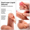 Çift Katmanlı Gerçekçi Silikon Yapay Penis - 18 Cm