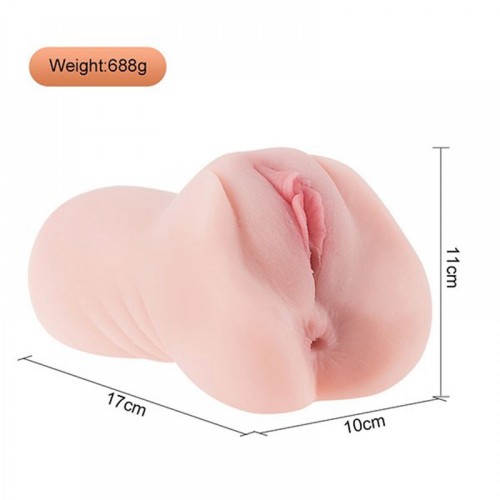 Realistik Pussy Annie: Çift Girişli Gerçekçi Mastürbatör